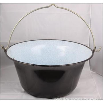 (LONGFEI) 10/14/22L Hungarian Enameled Hang Pot with Steel Handle